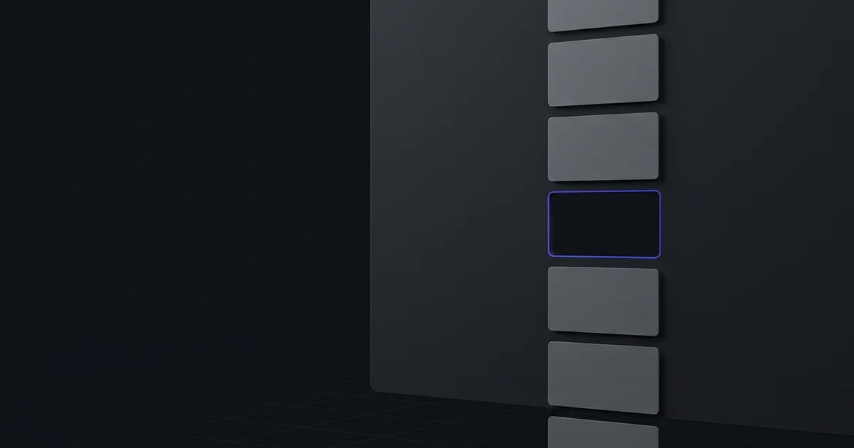An answer panel with one conspicuously empty slot outlined in indigo
