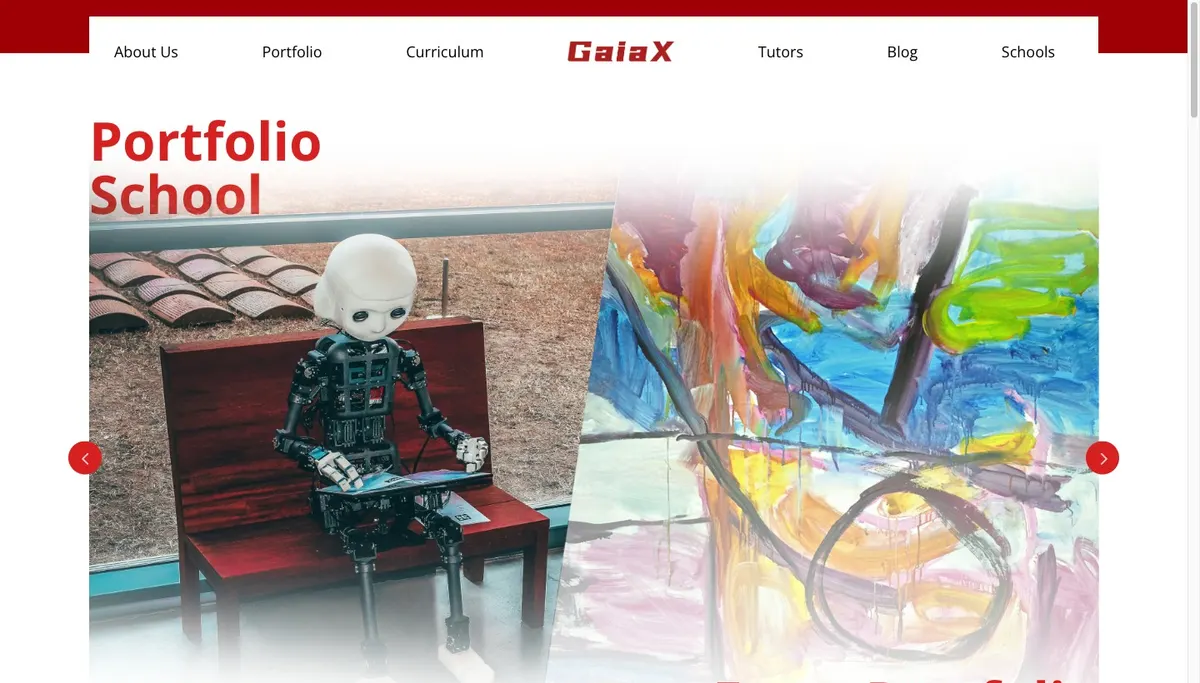 GaiaX — Tech platform · Brand site