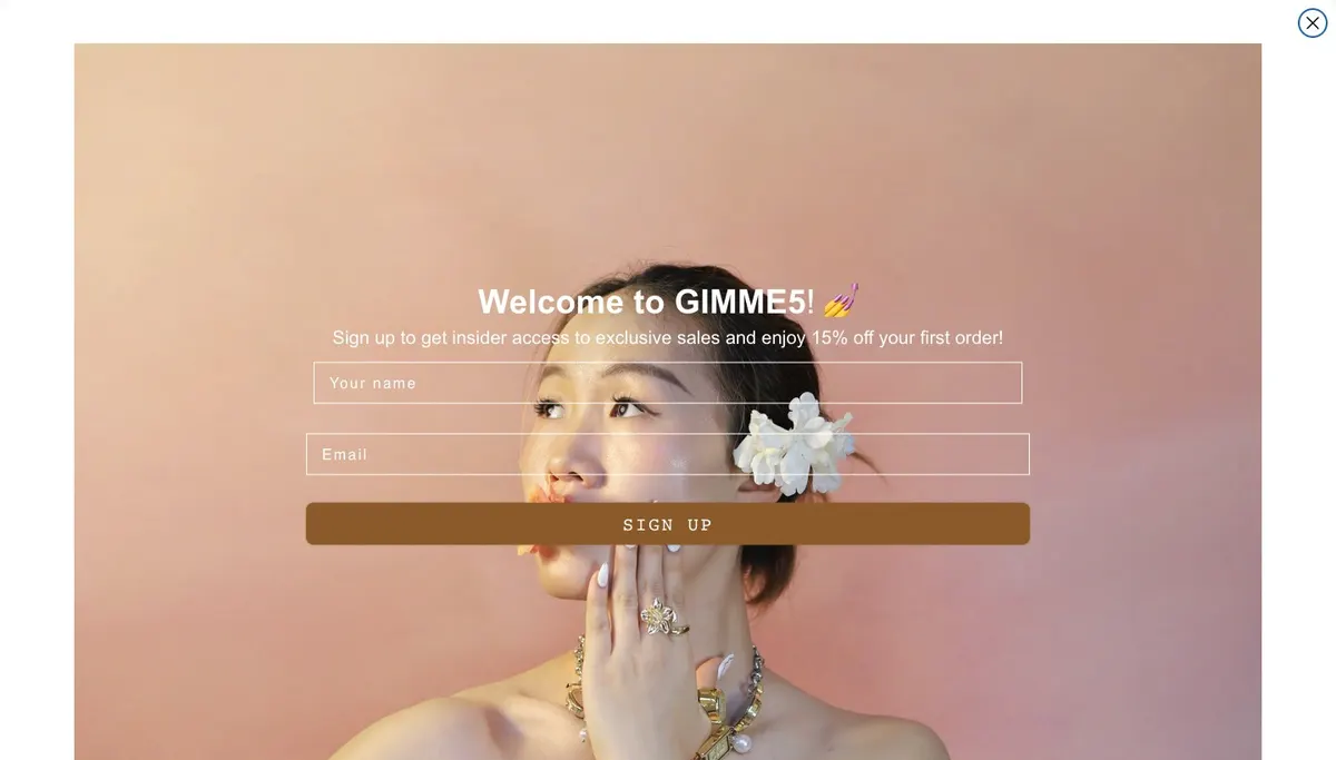 Gimme5 — Press-on nails · Site + Social