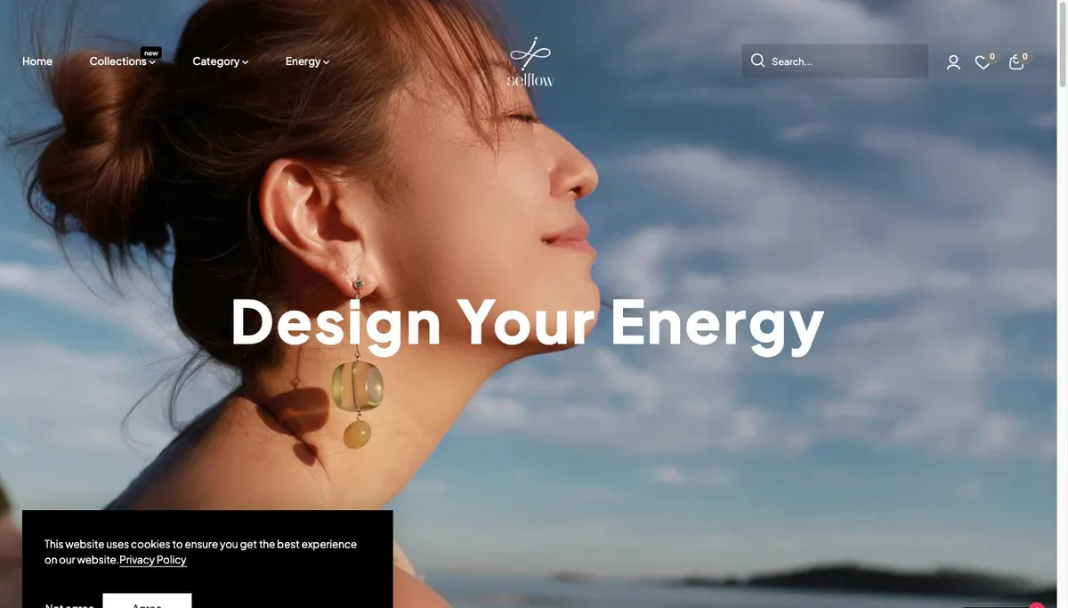 selflow — Jewelry brand · Site + Social